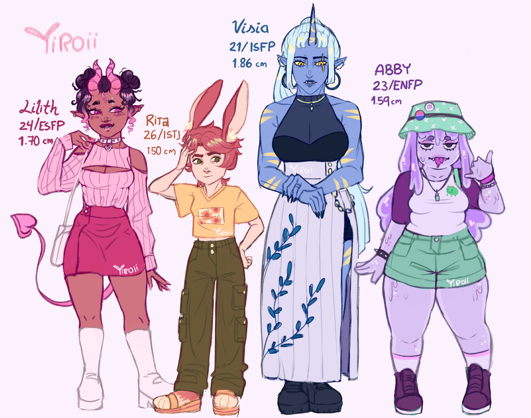 Colored Sketches (OCs)