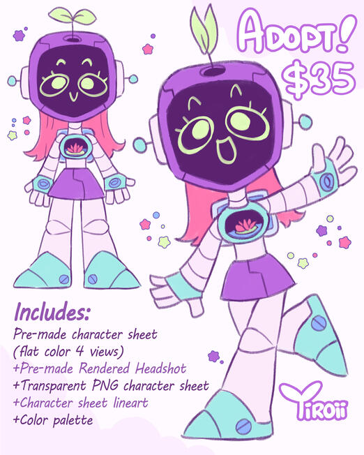 Adopt Robot Girl $35